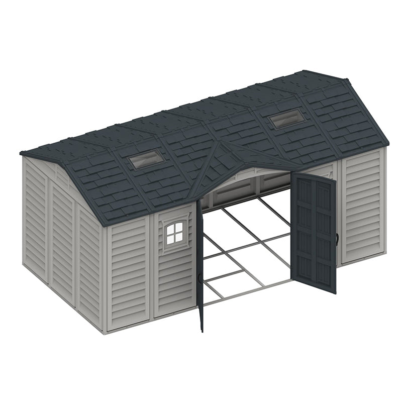 15X ft APEX PRO Storage Shed With Foundation Kit