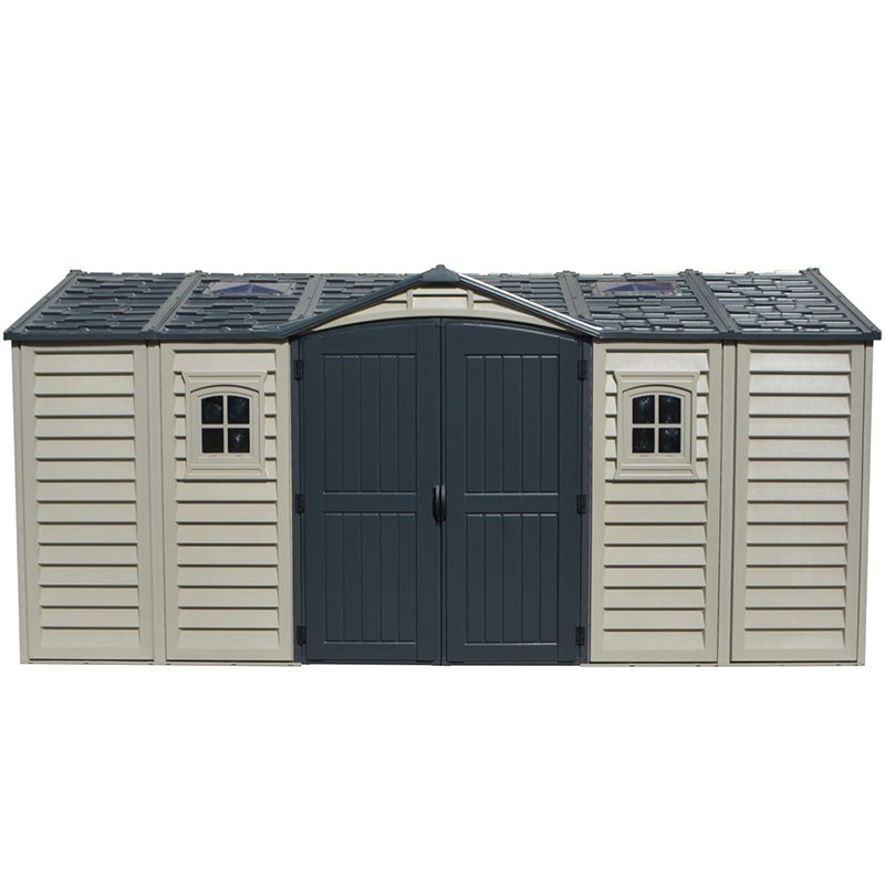 15X ft APEX PRO Storage Shed With Foundation Kit