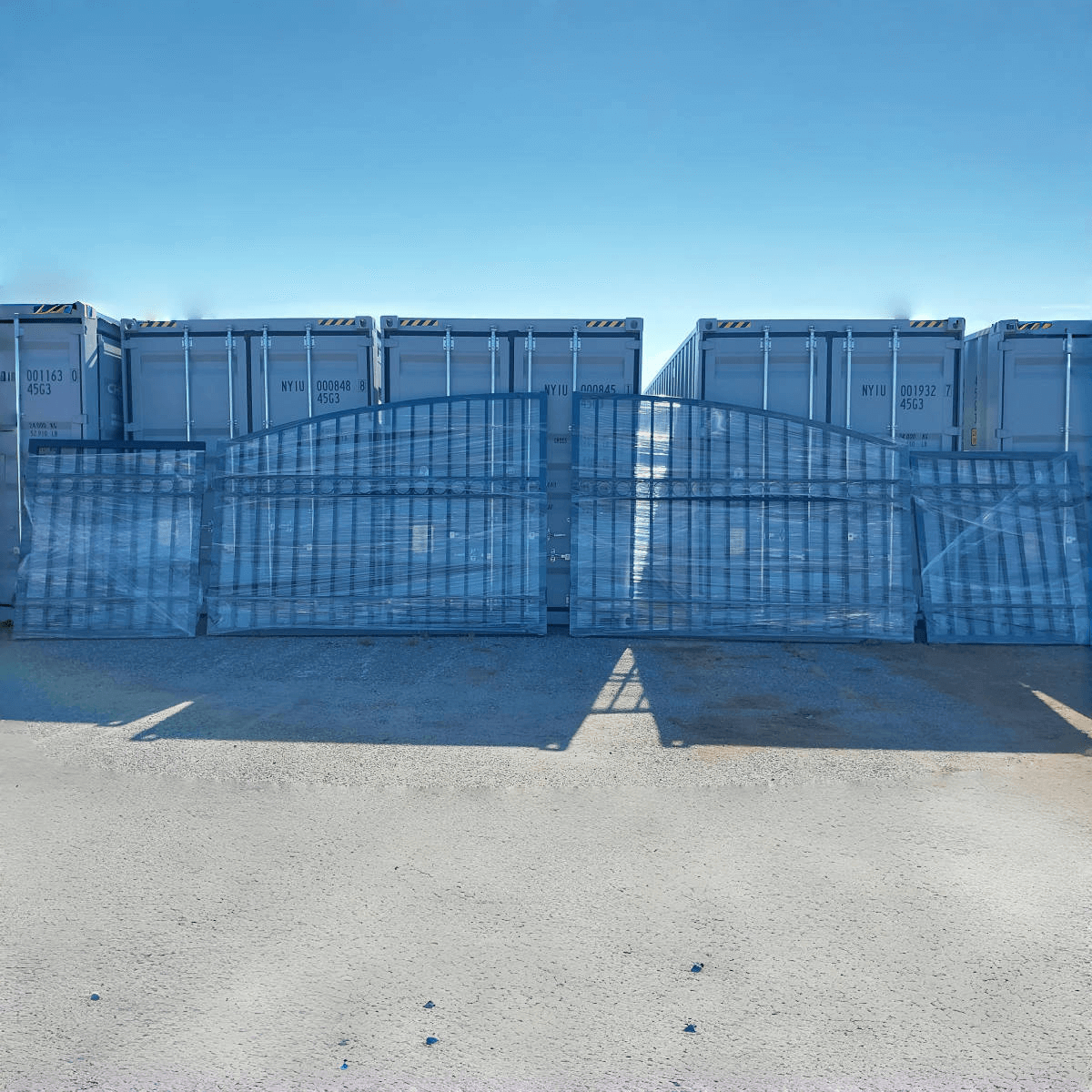 30 ft Dual Swing Wrought Iron Gate