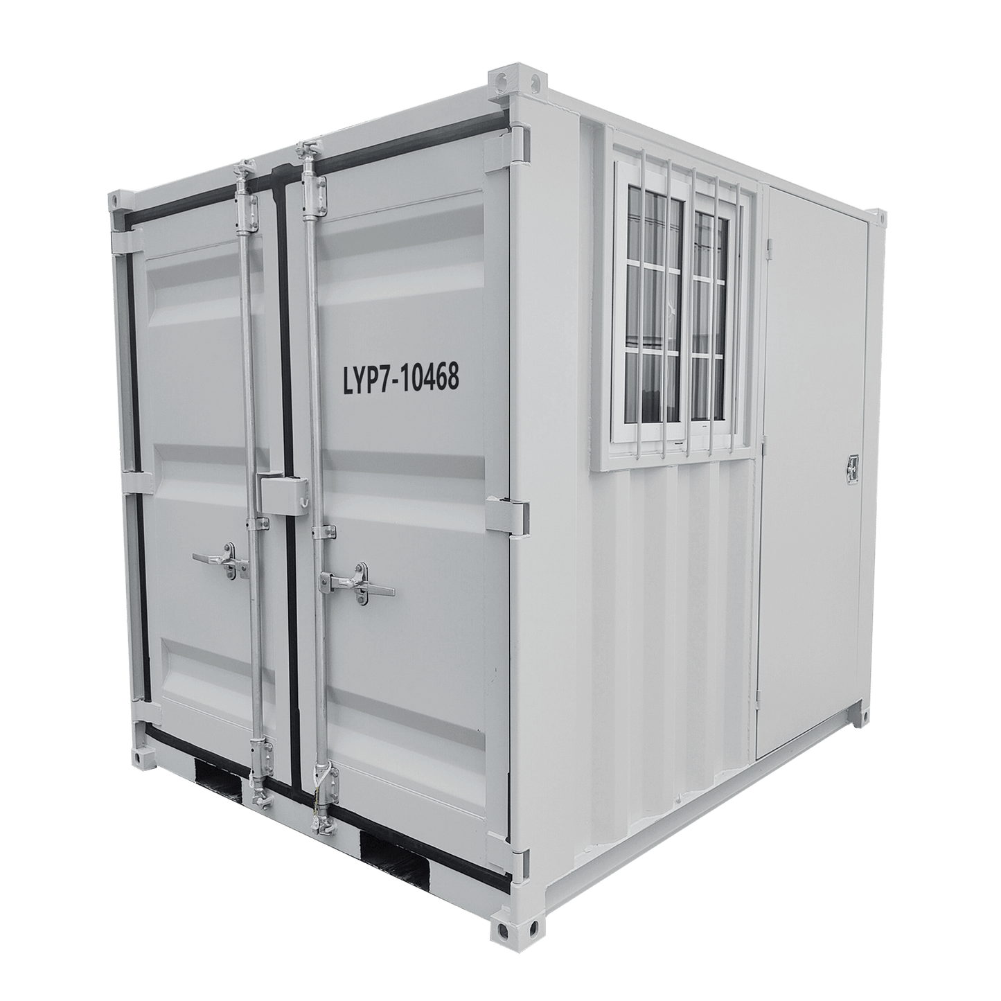 7ft Small Cubic Shipping Container#color_light grey