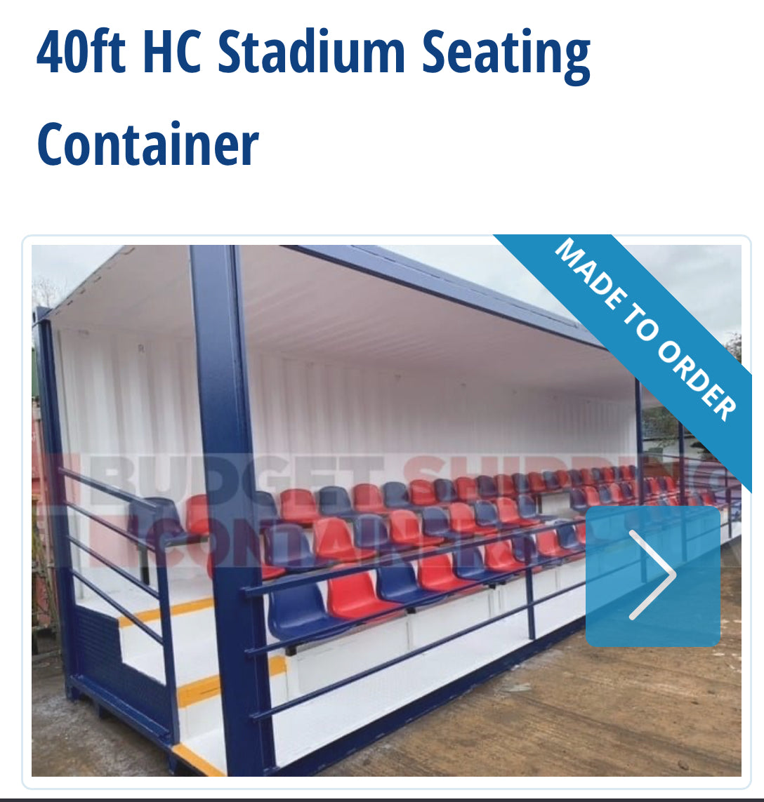 NEW 20' and 40' portable Stadium bleachers. $15,500.00