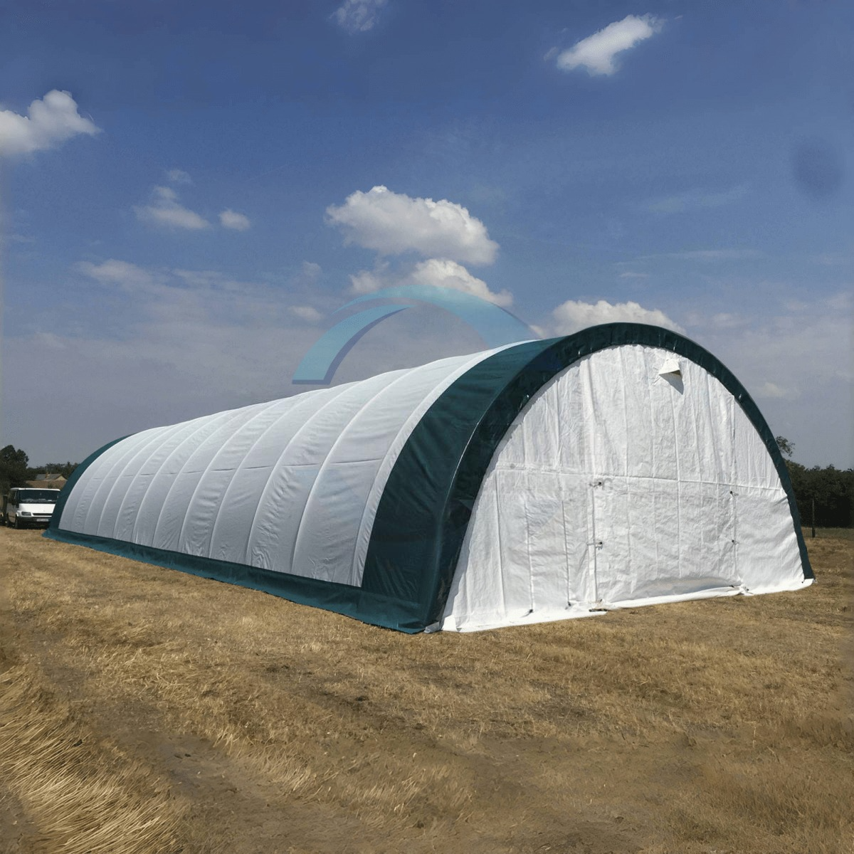 Single Truss Arch Storage Shelter W40'xL80'xH20'