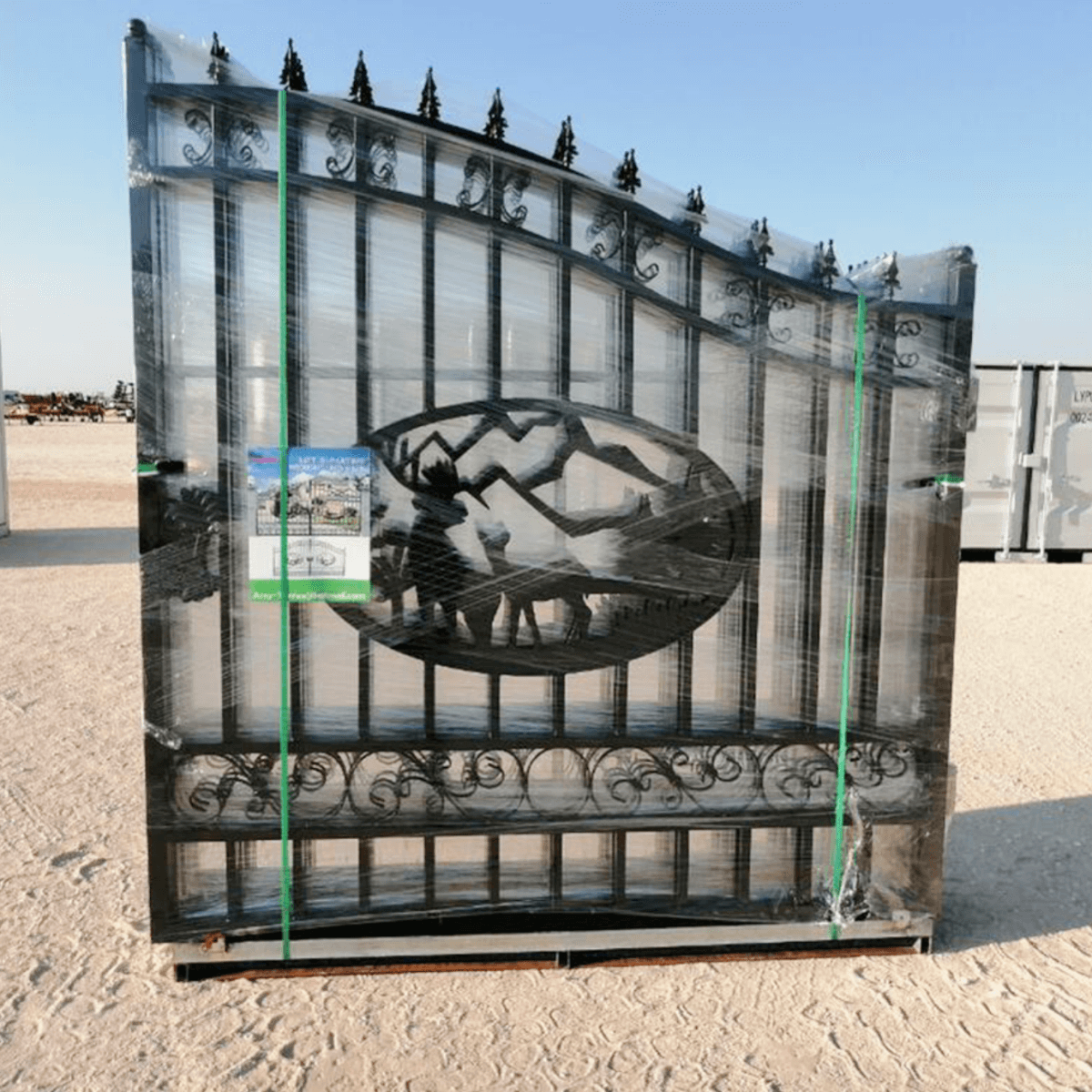 Iron Gate for Driveway #design_Deer