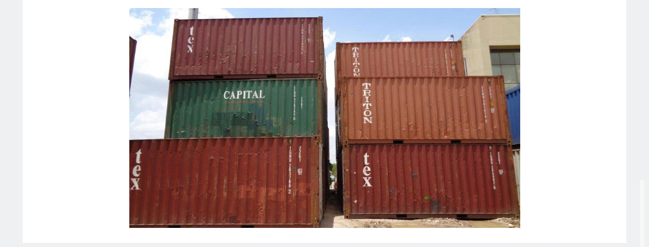 Used 20‘ STD CW CONTAINER$2,850.00