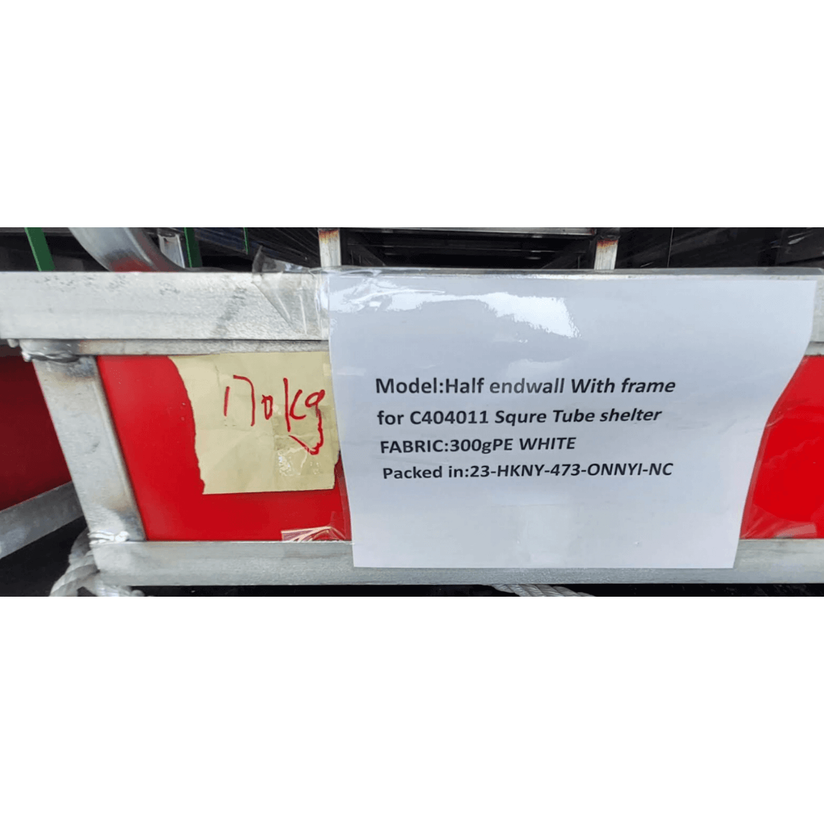 Half Front Panel for 40*40*11 (container outside)
