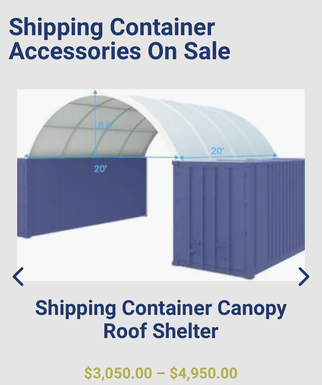 SHIPPING CONTAINER ACCESSORIES