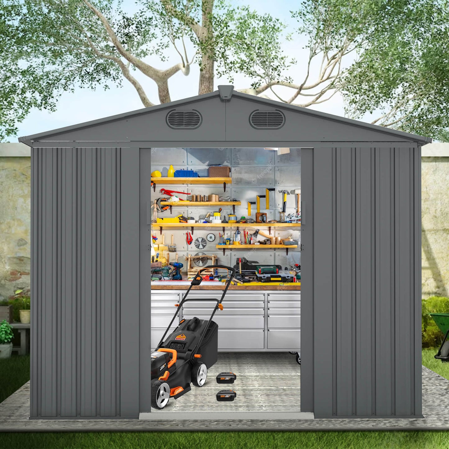 Metal Storage Shed 8'x12'