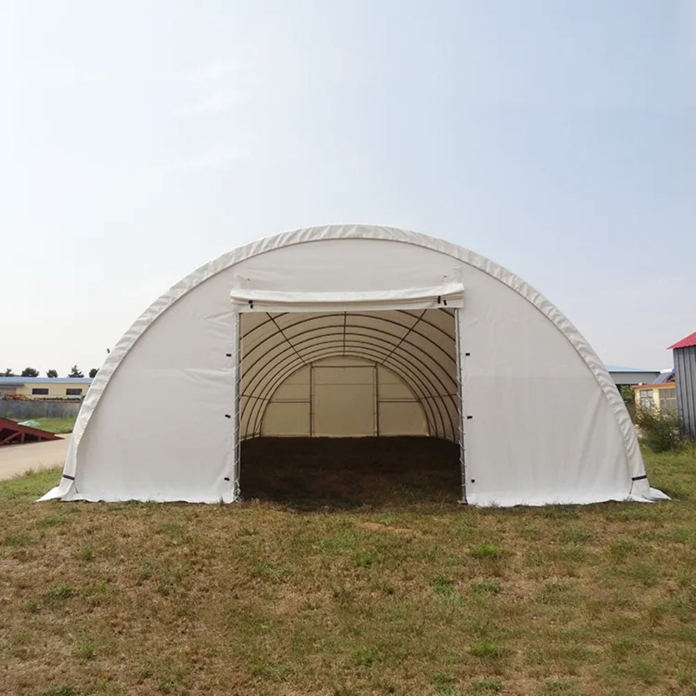 Front and Rear Panel with Roll-up Door for Storage Shelter 20'x30'x12'