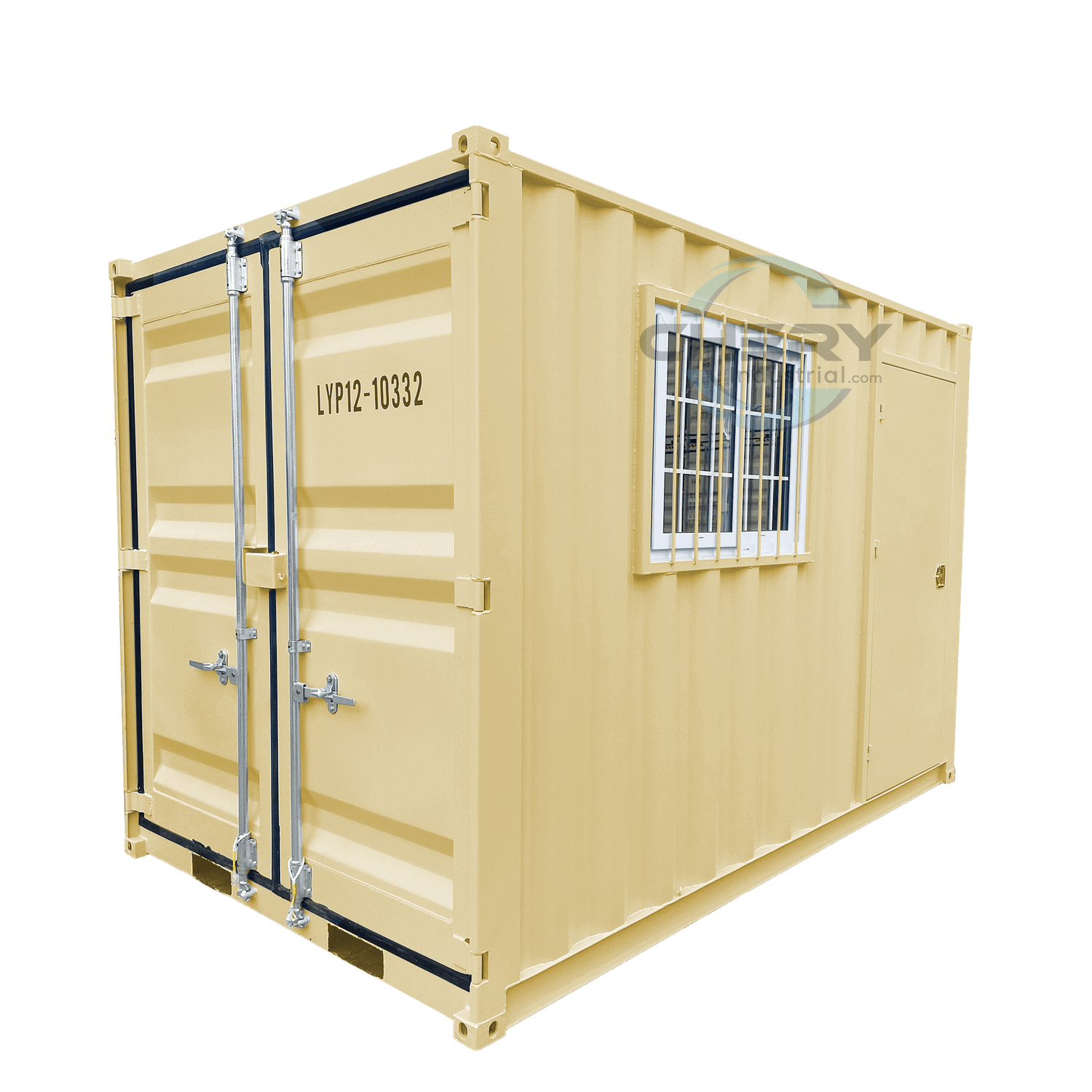 12' Small Cubic Shipping Container#style_standard door