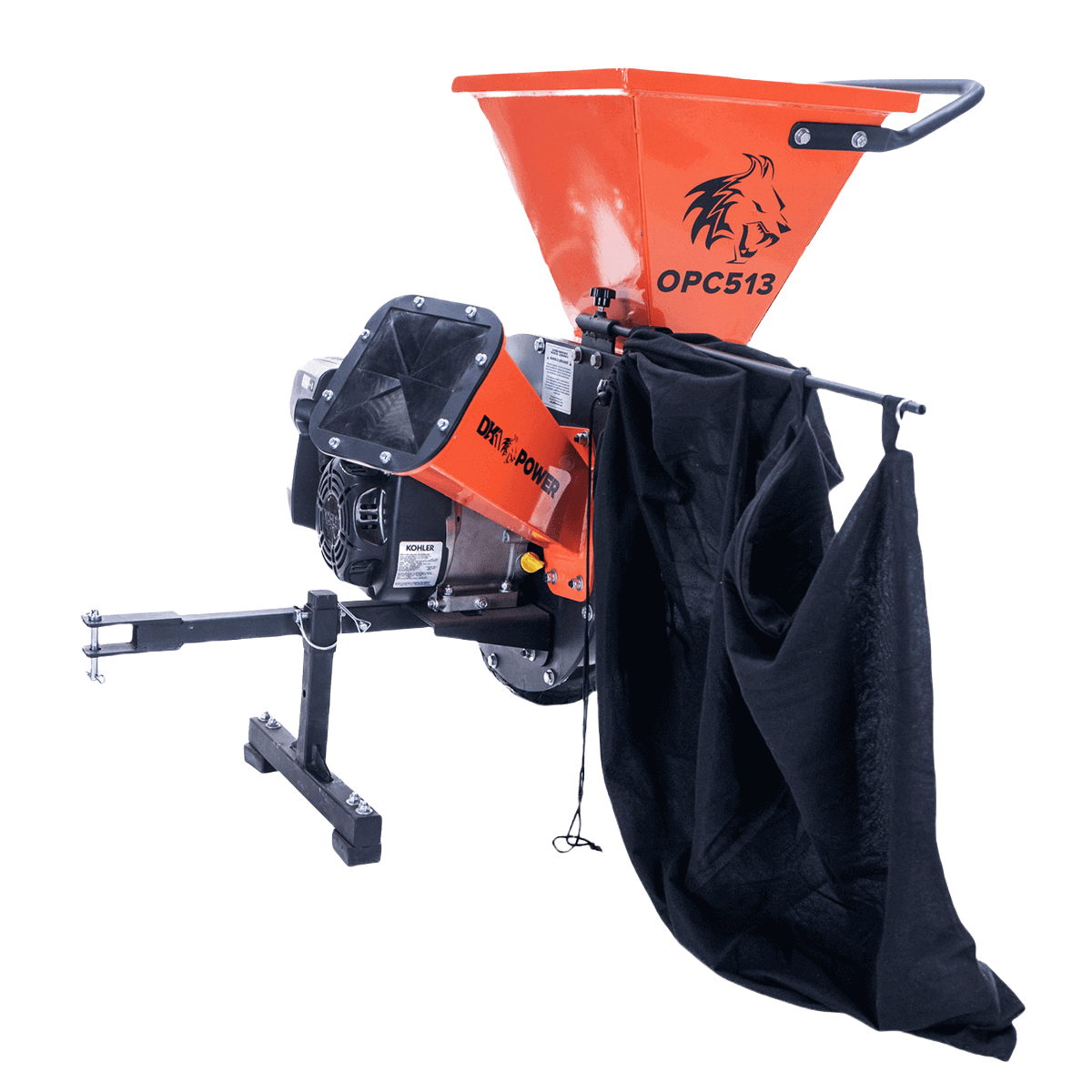 3" 6.5 Hp 196cc Disk Chipper Shredder With Chip Bag